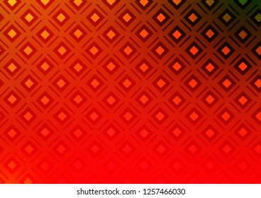 Light Green, Red vector template with sticks, squares. Colorful decorative design in simple style with lines, rhombuses. Pattern for websites, landing pages.