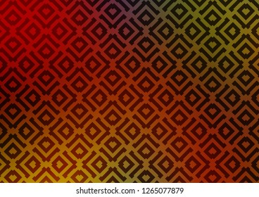 Light Green, Red vector template with sticks, squares. Colorful illustration with lines, cubes on abstract template. Pattern for websites, landing pages.