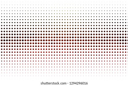 Light Green, Red vector template with circles. Abstract illustration with colored bubbles in nature style. Pattern for beautiful websites.