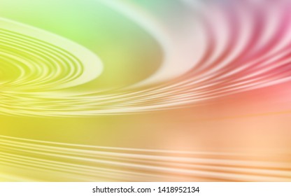 Light Green, Red vector template with bent lines. Colorful abstract illustration with gradient lines. Pattern for your business design.