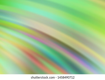 Light Green, Red vector template with bubble shapes. A completely new color illustration in marble style. The best blurred design for your business.
