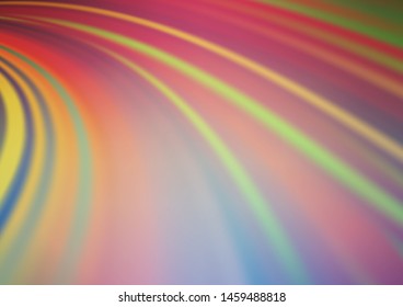 Light Green, Red vector template with bent ribbons. A completely new color illustration in marble style. The template for cell phone backgrounds.