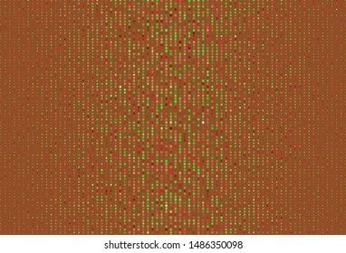 Light Green, Red vector template with circles. Abstract illustration with colored bubbles in nature style. Pattern for futuristic ad, booklets.