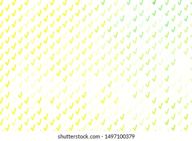 Light Green, Red vector template with bent lines. A shining illustration, which consists of curved lines. A new texture for your  ad, booklets, leaflets.