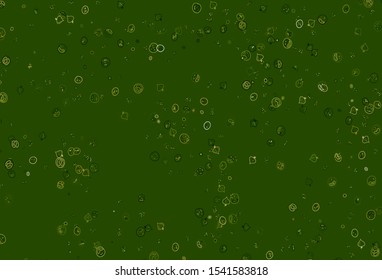 Light Green, Red vector template with organic meal. Illustration with set of fresh food in doodle style. Pattern for menu of cafes, bars, restaurants.