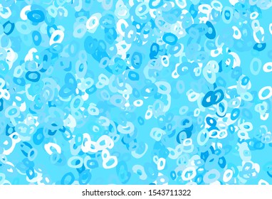 Light Green, Red vector template with circles. Beautiful colored illustration with blurred circles in nature style. Completely new template for your brand book.