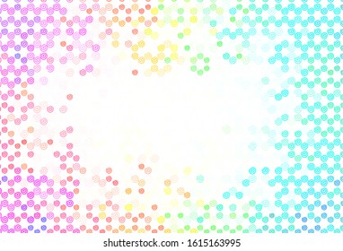 Light Green, Red vector template with lines. A circumflex abstract illustration with gradient. A new texture for your  ad, booklets, leaflets.