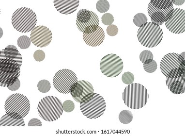 Light Green, Red vector template with circles. Beautiful colored illustration with blurred circles in nature style. Pattern for beautiful websites.