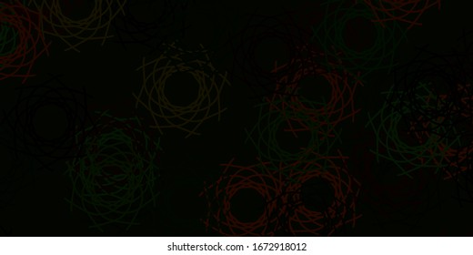 Light Green, Red vector template with abstract forms. Colorful abstract forms with gradient in simple style. Background for cell phones.