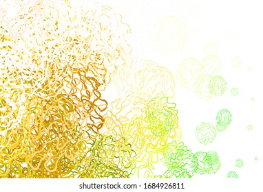 Light Green, Red vector template with circles, lines. Illustration with colorful circles, lines in abstract style. Design for poster, banner of websites.