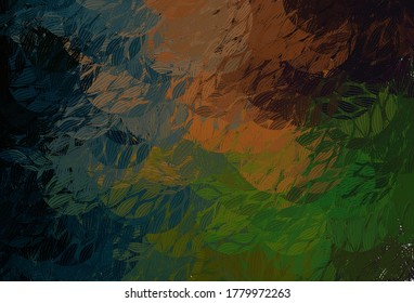 Light Green, Red vector template with chaotic shapes. Simple colorful illustration with abstract gradient shapes. Best smart design for your business.