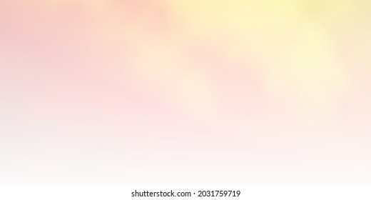 Light Green, Red vector template with sky, clouds. Shining illustration with abstract gradient clouds. Pattern for your booklets, leaflets.