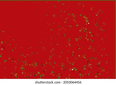 Light Green, Red vector template with abstract lines. A vague circumflex abstract illustration with gradient. The elegant pattern for brand book.