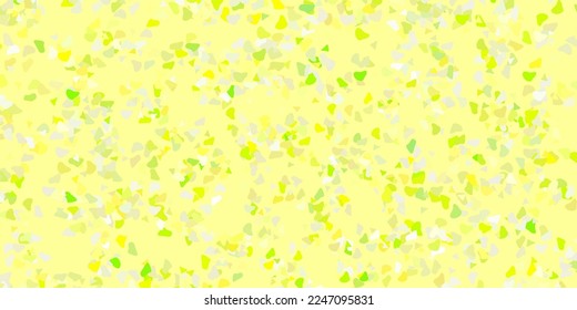 Light green, red vector template with abstract forms. Modern abstract illustration with gradient random forms. Modern design for your ads.