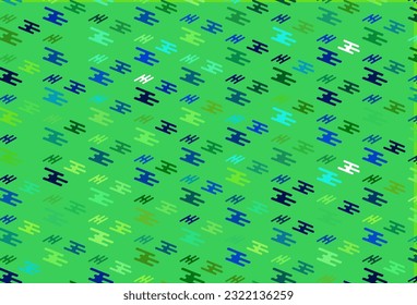 Light Green, Red vector template with repeated sticks. Decorative shining illustration with lines on abstract template. Backdrop for TV commercials.