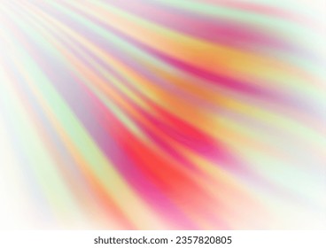 Plantilla de vector verde claro, rojo con líneas dobladas. Una elegante ilustración brillante con gradiente. Diseño de mármol para su sitio web.