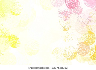 Light Green, Red vector template with chaotic shapes. Decorative design in abstract style with random forms. Elegant design for wallpapers.