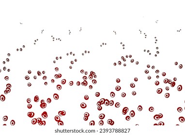 Light Green, Red vector template with circles. Illustration with set of shining colorful abstract circles. Design for business adverts.