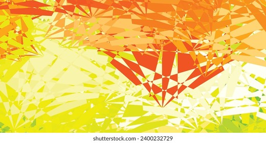 Light Green, Red vector template with abstract forms. Colorful abstract forms with gradient in simple style. Modern design for your ads.