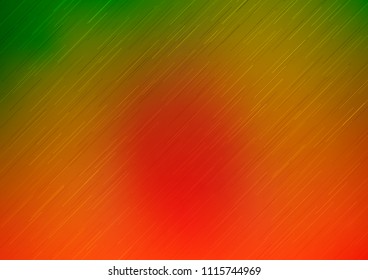 Light Green, Red vector texture with colored lines. Decorative shining illustration with lines on abstract template. Best design for your ad, poster, banner.