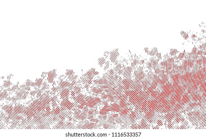 Light Green, Red vector texture with colored lines. Decorative shining illustration with lines on abstract template. The pattern can be used for busines ad, booklets, leaflets