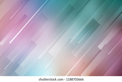 Light Green, Red vector texture with colored lines. Glitter abstract illustration with colored sticks. Smart design for your business advert.