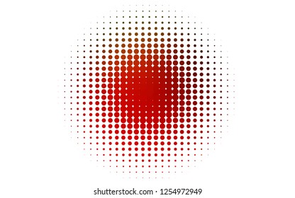 Light Green, Red vector texture with disks. Modern abstract illustration with colorful water drops. Design for business adverts.