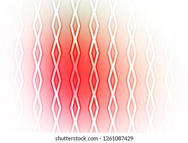 Light Green, Red vector texture with lines, rhombuses. Colorful lines, squares on abstract background with gradient. Best design for your ad, poster, banner.