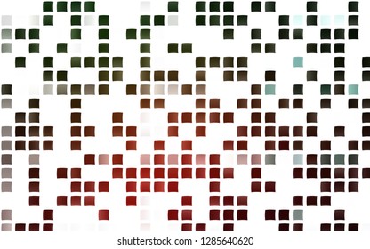 Light Green, Red vector texture in rectangular style. Rectangles on abstract background with colorful gradient. Pattern for busines ad, booklets, leaflets