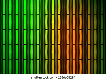 Light Green, Red vector texture with colored lines. Lines on blurred abstract background with gradient. The pattern can be used as ads, poster, banner for commercial.