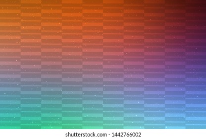 Light Green, Red vector texture with colored lines. Glitter abstract illustration with colorful sticks. Best design for your ad, poster, banner.