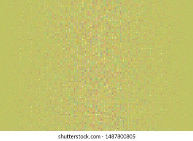 Light Green, Red vector texture with disks. Blurred decorative design in abstract style with bubbles. Pattern for beautiful websites.