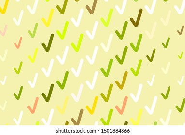 Light Green, Red vector texture with curved lines. Colorful illustration in simple style with gradient. Pattern for your business design.