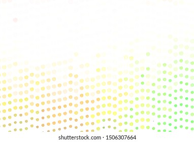 Light Green, Red vector texture with bent lines. Colorful abstract illustration with gradient lines. Brand new design for your ads, poster, banner.