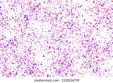 Light Green, Red vector texture with abstract forms. Colorful chaotic forms with gradient in modern style. Background for a cell phone.