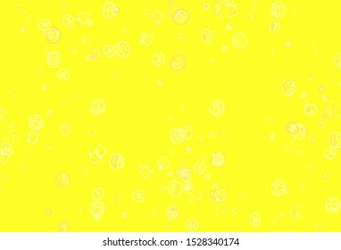 Light Green, Red vector texture with delicious snacks. Decorative illustration with food on abstract template. Pattern for ads of breakfast, lunch, dinner.