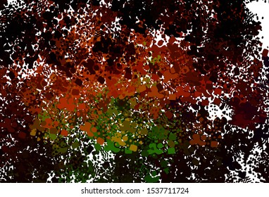 Light Green, Red vector texture with abstract forms. Illustration with colorful gradient shapes in abstract style. Best smart design for your business.
