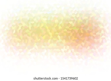 Light Green, Red vector texture with colorful hexagons. Design in abstract style with hexagons. New design for website's poster, banner.