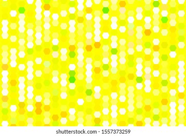 Light Green, Red vector texture with colorful hexagons. Design in abstract style with hexagons. Pattern for ads, leaflets.