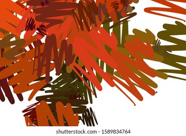 Light Green, Red vector texture with colored lines. Shining colored illustration with sharp stripes. Smart design for your business advert.