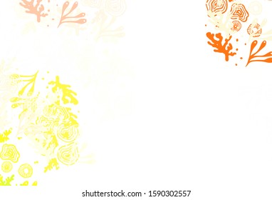 Light Green, Red vector texture with abstract forms. Illustration with colorful gradient shapes in abstract style. Background for a cell phone.
