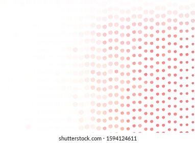 Light Green, Red vector texture with curved lines. Glitter abstract illustration with wry lines. Elegant pattern for a brand book.