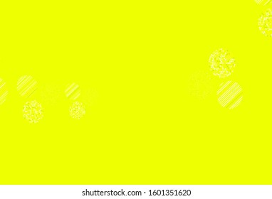 Light Green, Red vector texture with disks. Modern abstract illustration with colorful water drops. Pattern for ads, leaflets.