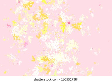 Light Green, Red vector texture with abstract forms. Decorative design in abstract style with random forms. Best smart design for your business.