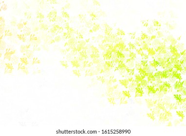 Light Green, Red vector texture with abstract forms. Decorative design in abstract style with random forms. Best smart design for your business.