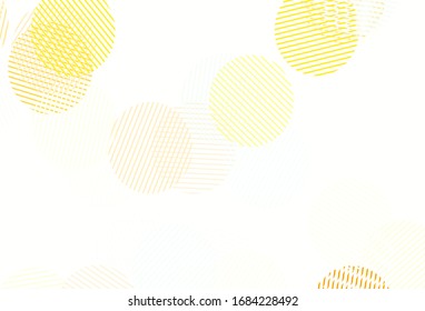 Light Green, Red vector texture with disks. Beautiful colored illustration with blurred circles in nature style. Design for your business advert.