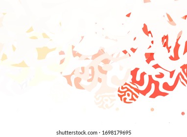 Light Green, Red vector texture with abstract forms. Simple colorful illustration with abstract gradient shapes. Background for a cell phone.