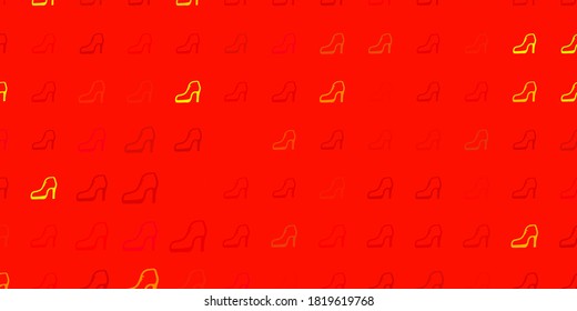 Light green, red vector texture with women's rights symbols. Abstract illustration with a depiction of women's power. Best design to show the power of women.