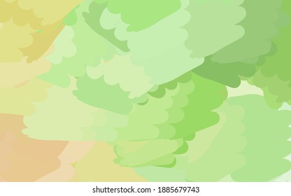 Light Green, Red vector texture with abstract forms. Illustration with colorful gradient shapes in abstract style. Best smart design for your business.