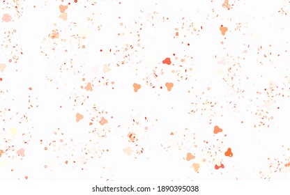 Light Green, Red vector texture with abstract forms. Decorative design in abstract style with random forms. Elegant design for wallpapers.
